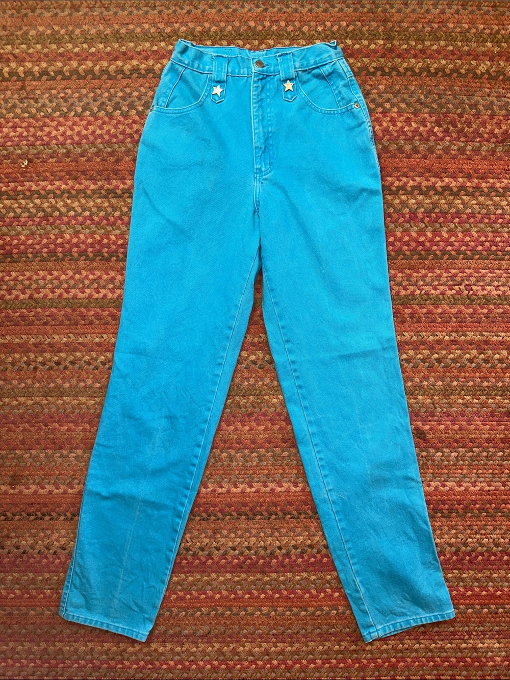 VTG ROPER BLUE STAR CONCHO HIGH RISE WESTERN JEANS